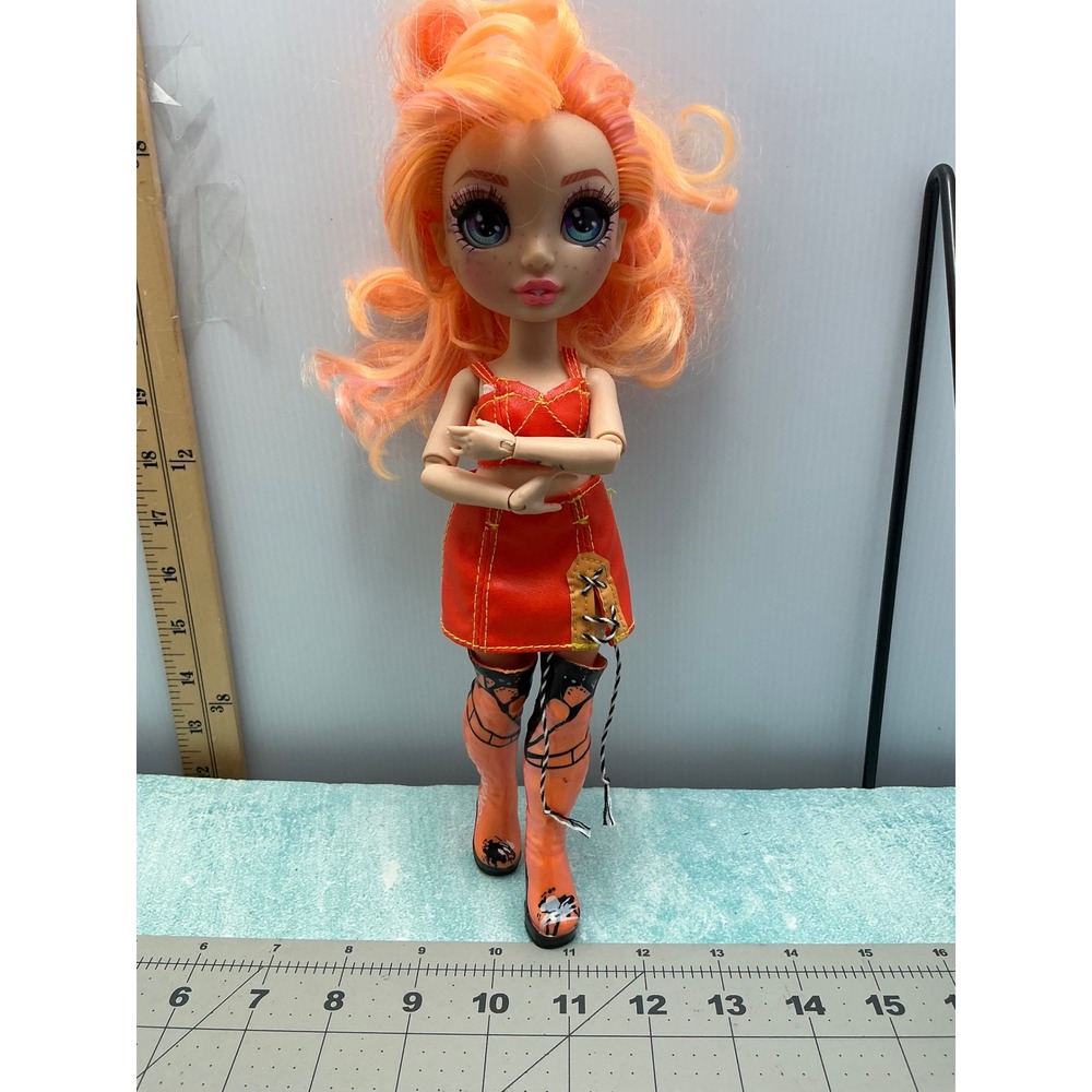 Rainbow High Poppy Rowan Doll Orange Butterfly Fashion Outfit MGA 11 inch